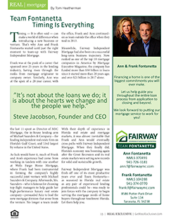 Ann and Frank Fontanetta Fairway Independent Mortgage